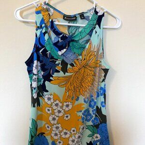 New York and Company Floral Blouse Shell XS